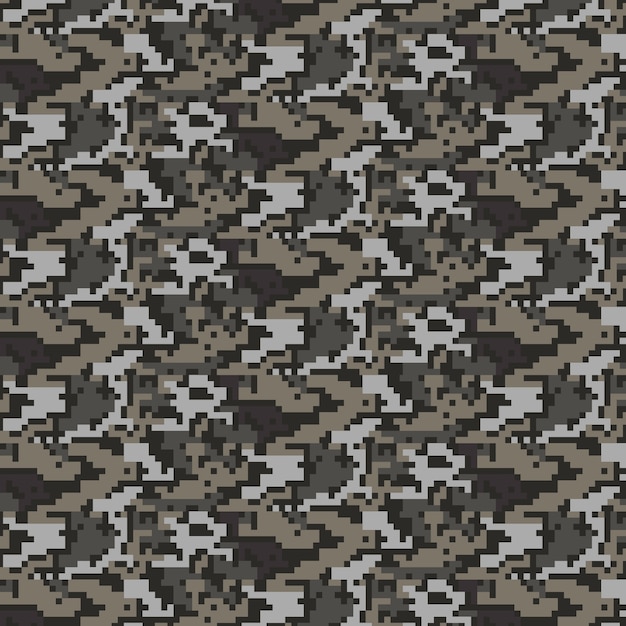 Free vector flat design digital camo pattern