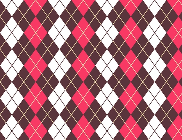 Free Vector flat design geometric argyle pattern