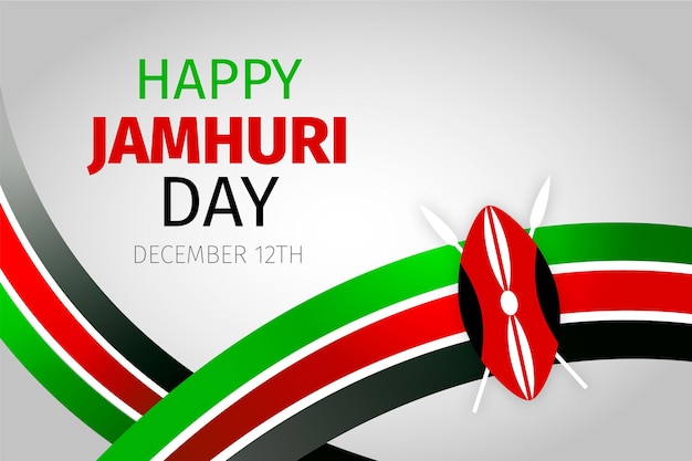 Free vector flat design jamhuri day