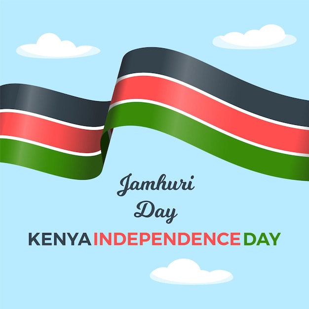 Flat design jamhuri day