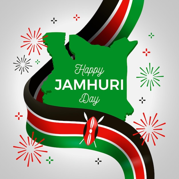 Flat design jamhuri day