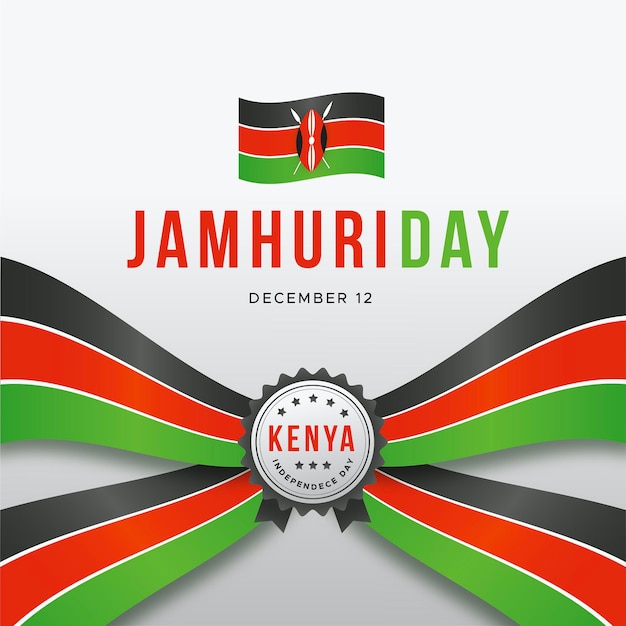 Free Vector flat design jamhuri day