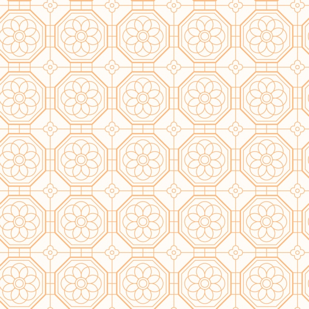 Free Vector flat design korean pattern