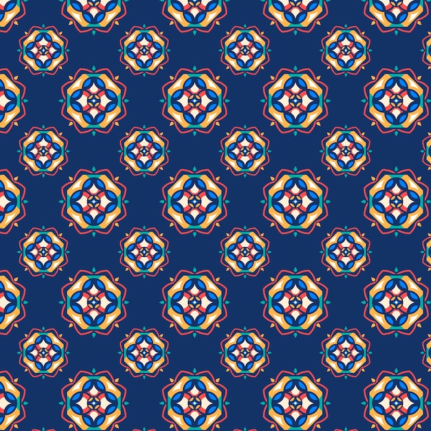 Free vector flat design korean pattern