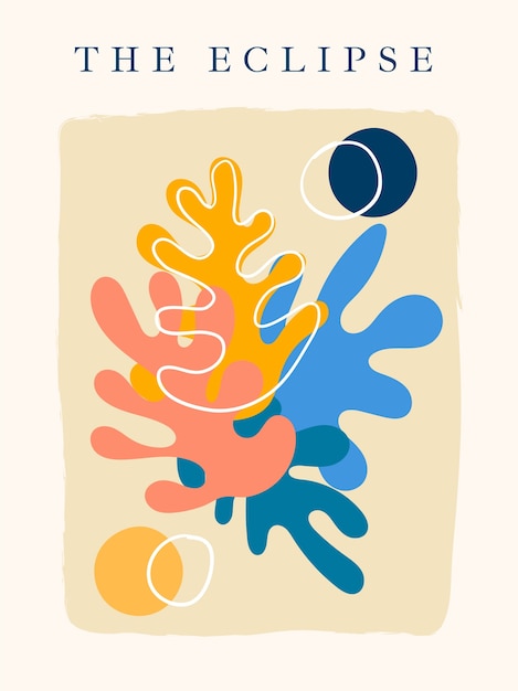 Free Vector flat design matisse style illustration