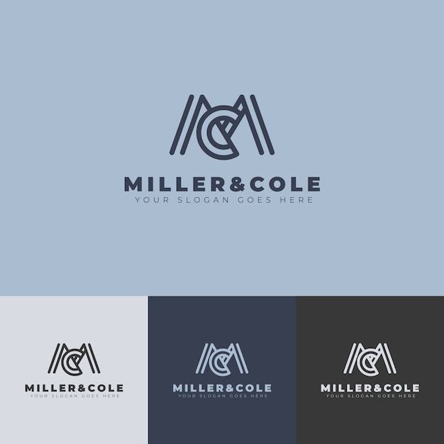 Free vector flat design mc  logo design template