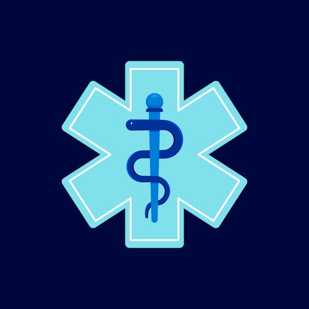 Free Vector flat design medical and pharmacy symbol