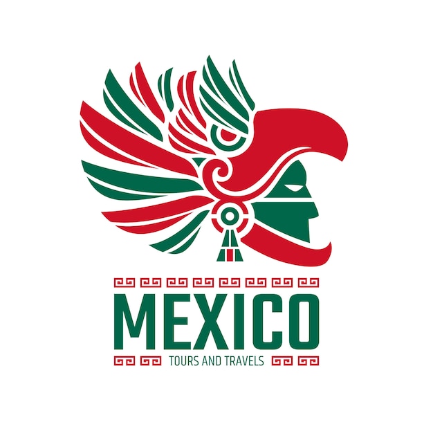 Free vector flat design mexico logo design