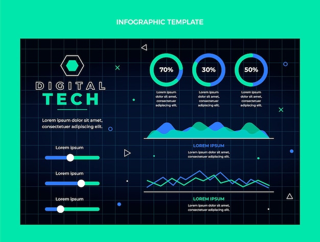 Free vector flat design minimal technology