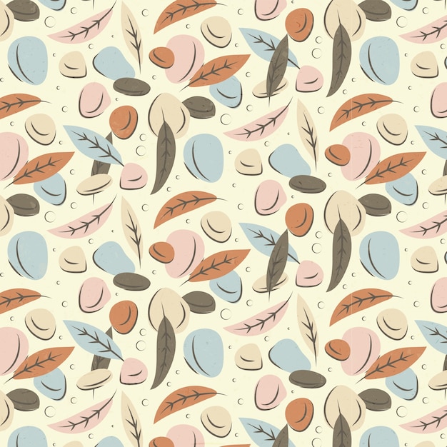 Free Vector flat design muted colors pattern design