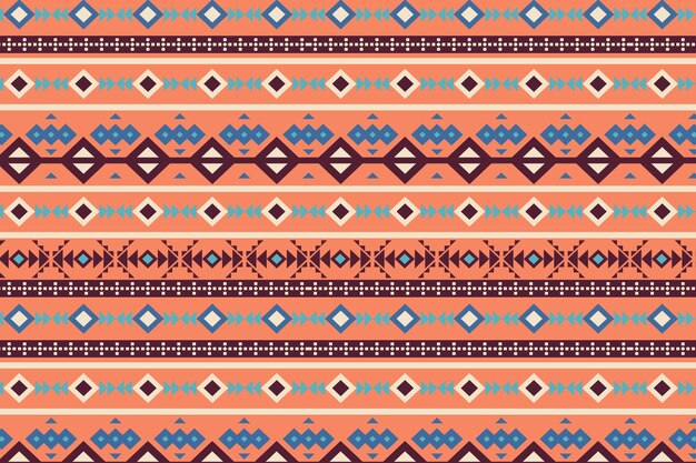 Flat design native american pattern