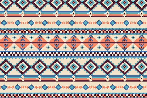 Free vector flat design native american pattern