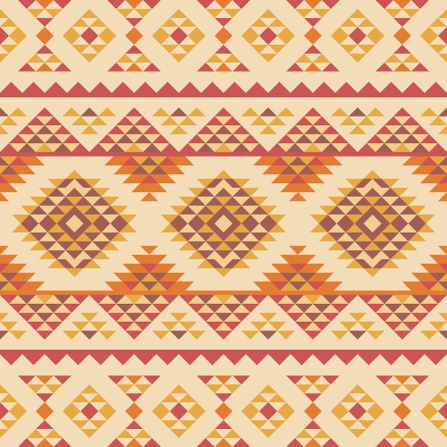 Free vector flat design native american pattern