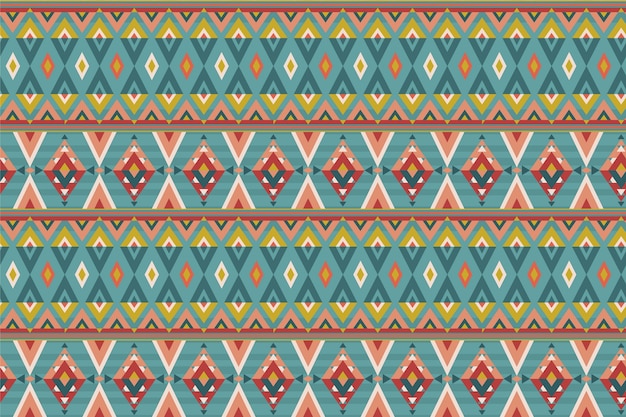 Flat design native american pattern