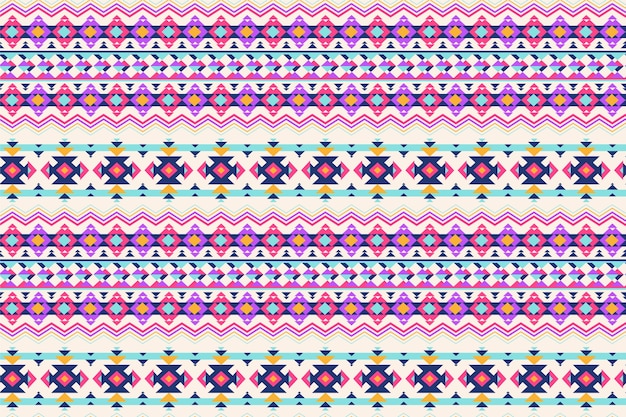 Flat design native american pattern