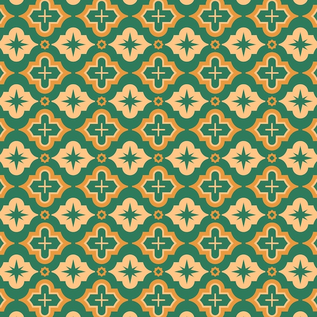 Flat design nordic pattern design