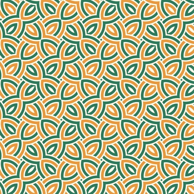 Flat design nordic pattern design