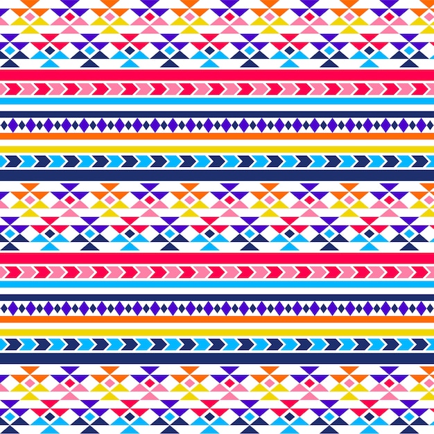 Free vector flat design peruvian pattern