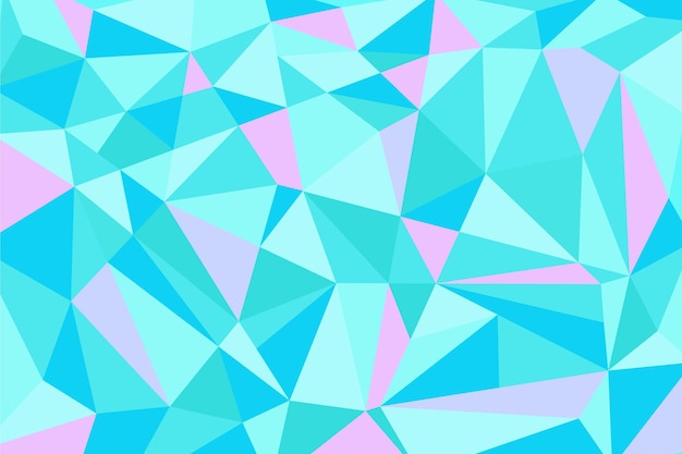 Flat design polygonal background