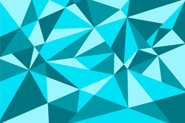 Flat design polygonal background