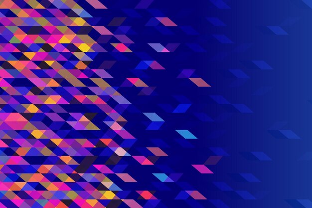 Flat design polygonal background