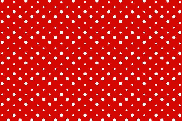 Flat design red polka dot background