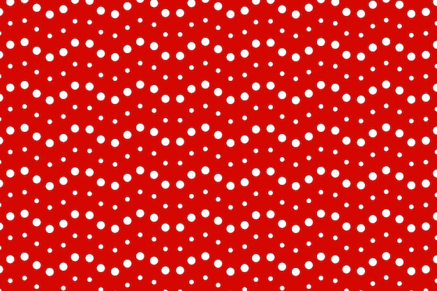 Free Vector flat design red polka dot background