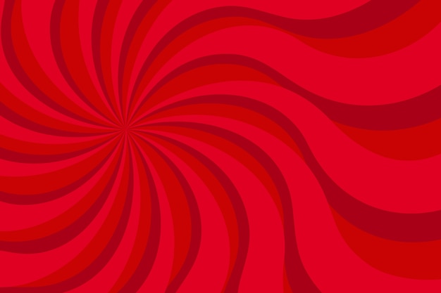 Flat design red swirl background