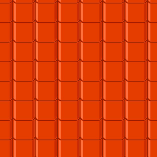 Flat design roof tile pattern design