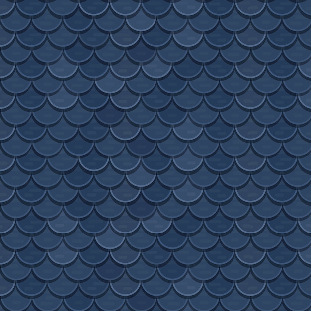 Flat design roof tile pattern design