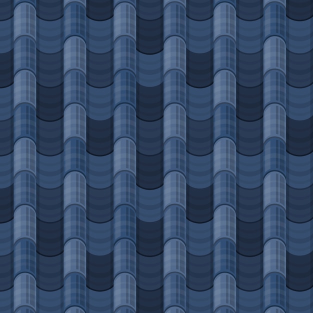 Free Vector flat design roof tile pattern design