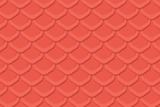 Free vector flat design roof tile pattern illustration