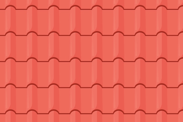 Free Vector flat design roof tile pattern illustration