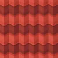 Free vector flat design roof tile pattern illustration