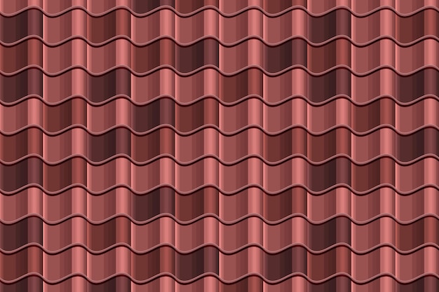 Free vector flat design roof tile pattern