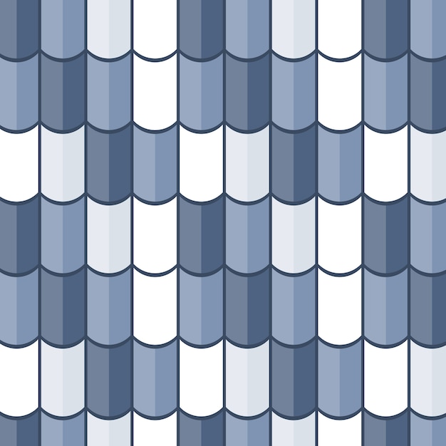 Free Vector flat design roof tile pattern