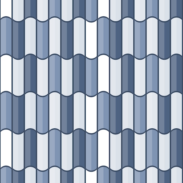 Free vector flat design roof tile pattern