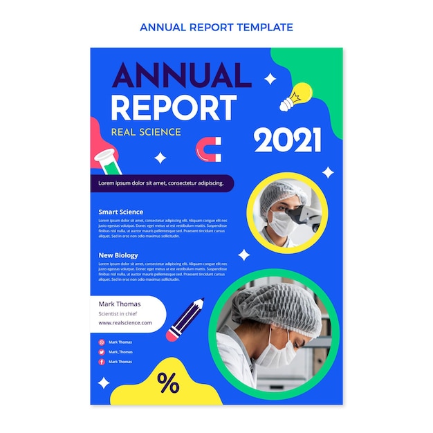 Flat design science annual report