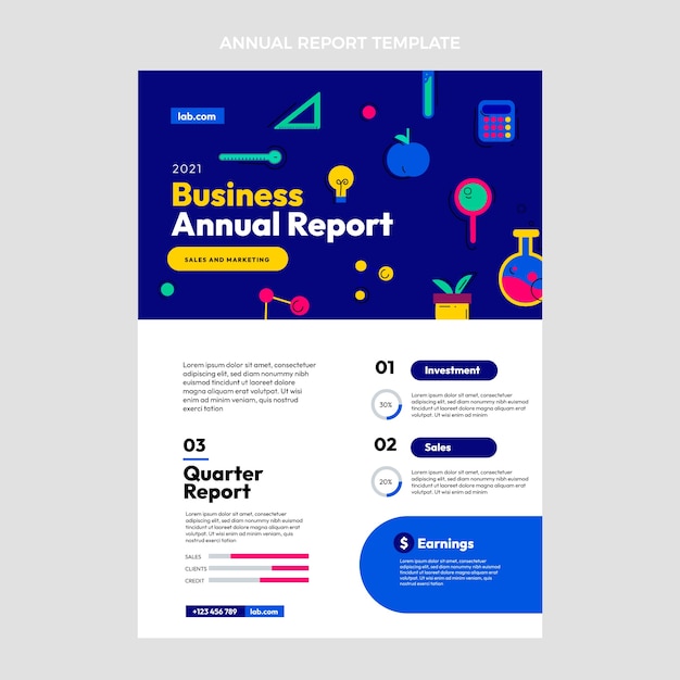 Flat design science annual report