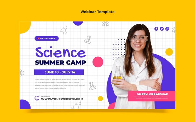 Flat design science webinar