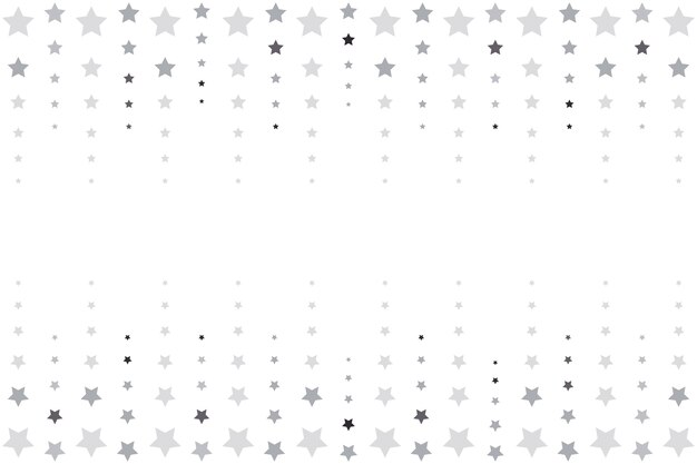 Flat design silver stars background