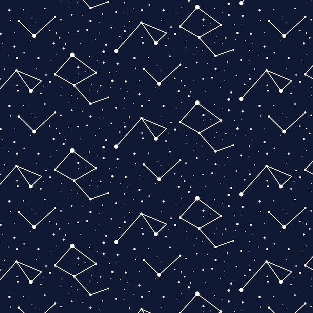 Free Vector flat design silver stars pattern