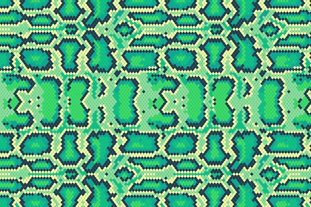 Free vector flat design snake skin pattern background