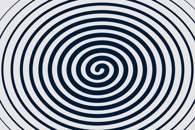 Flat design spiral circle background