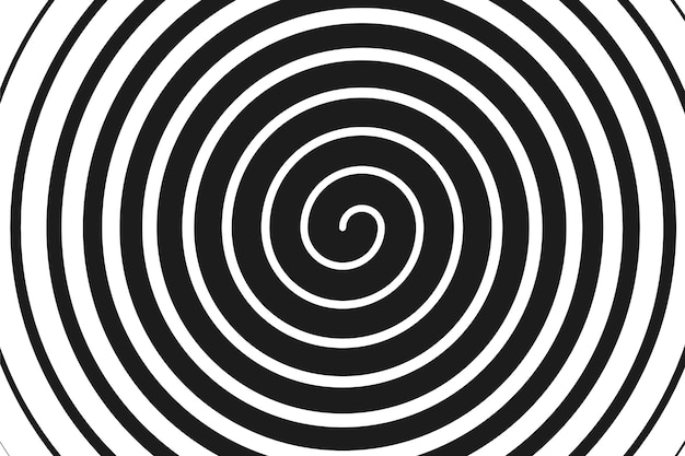 Flat design spiral circle background