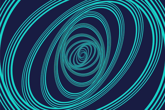 Flat design spiral circle background