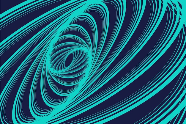 Flat design spiral circle background