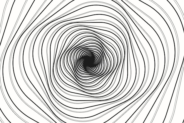 Free Vector flat design spiral circle background