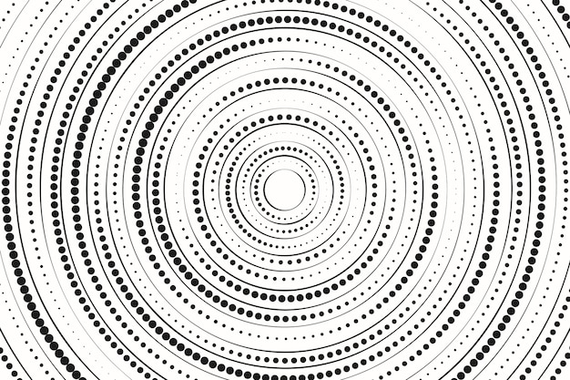 Free Vector flat design spiral circle background