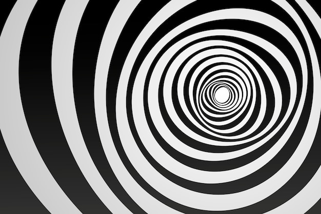 Flat design spiral circle background